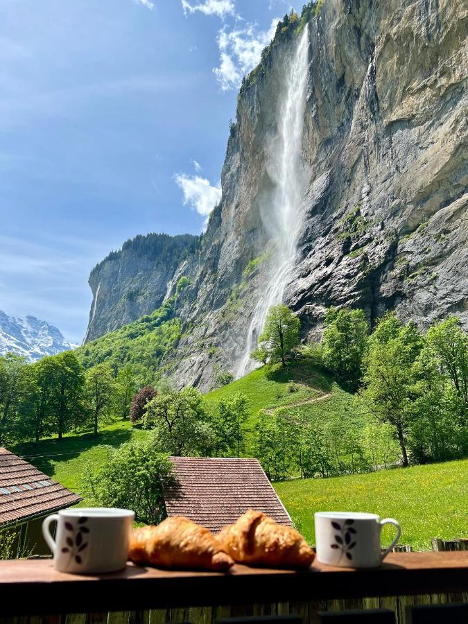 Breathtaking Waterfall Apartment Nr.2 Лаутербрунен Екстериор снимка